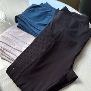 Black and Blue Women's Leggings